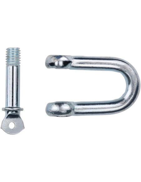 Szekla karabińczyk zakręcany stalowy 6szt black + decker