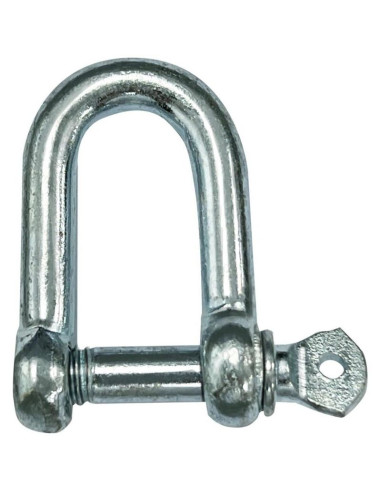 Szekla karabińczyk zakręcany stalowy 6szt black + decker