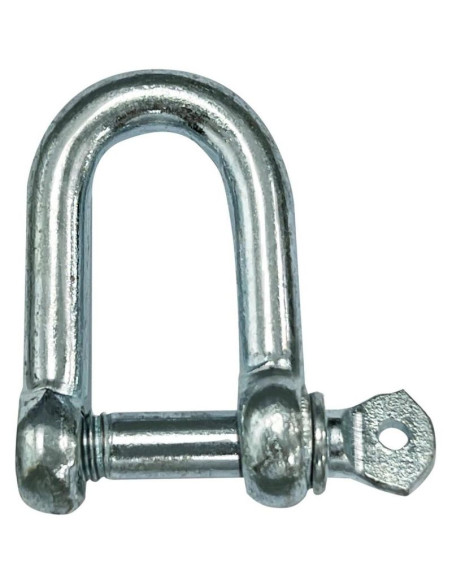 Szekla karabińczyk zakręcany stalowy 6szt black + decker