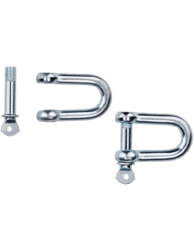 Szekla karabińczyk zakręcany stalowy 6szt black + decker