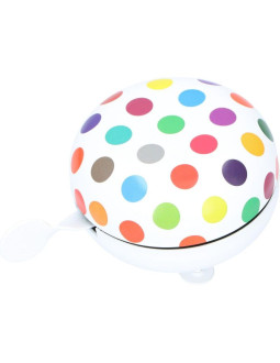 Dzwonek rowerowy dunlop śr. 80mm kropki