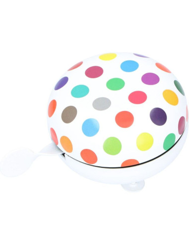 Dzwonek rowerowy dunlop śr. 80mm kropki