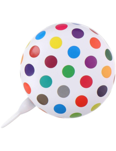 Dzwonek rowerowy dunlop śr. 80mm kropki