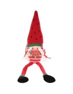Skrzat gnom siedzący arbuz 35cm dekoracja wiosenna 2