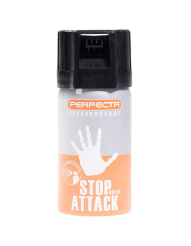 Gaz pieprzowy perfecta stop attack stożek 40 ml
