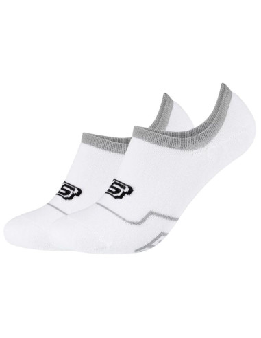 Skechers 2ppk cushioned footy socks sk44011-1000 białe 43-46