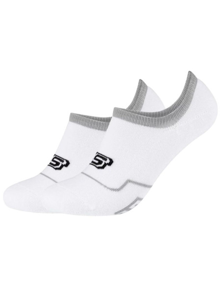 Skechers 2ppk cushioned footy socks sk44011-1000 białe 43-46