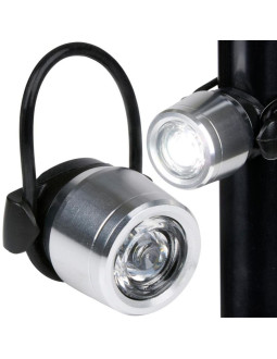 Lampka rowerowa przednia aluminiowa dunlop