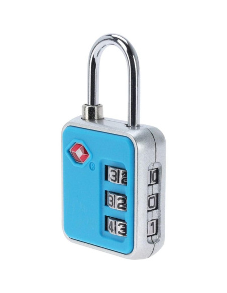 Kłódka na szyfr do walizki torby proworld niebieska