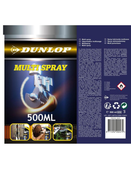 Smar uniwersalny do roweru 500ml dunlop