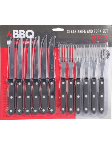 Sztućce do steków 12 elementów