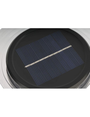Lampa solarna dyskowa 28 led do wbicia w grunt lub montażu na ścianie