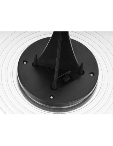 Lampa solarna dyskowa 28 led do wbicia w grunt lub montażu na ścianie