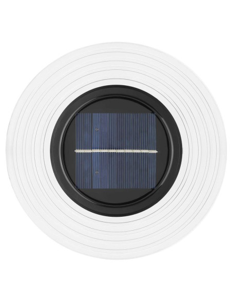 Lampa solarna dyskowa 28 led do wbicia w grunt lub montażu na ścianie