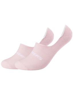 Skechers 2ppk mesh ventilation footies socks sk44008-4242 różowe 43-46