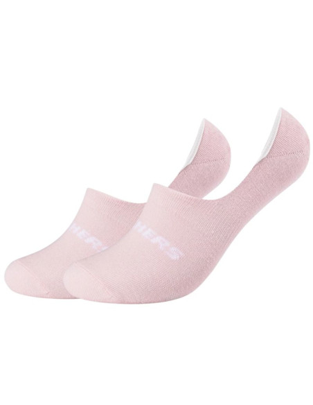 Skechers 2ppk mesh ventilation footies socks sk44008-4242 różowe 43-46