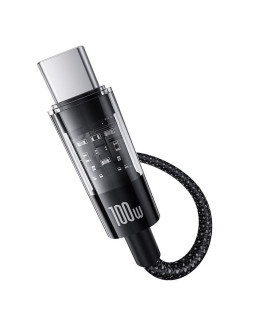 Kabel baseus gem usb-usb c 100w 1m (czarny) 2