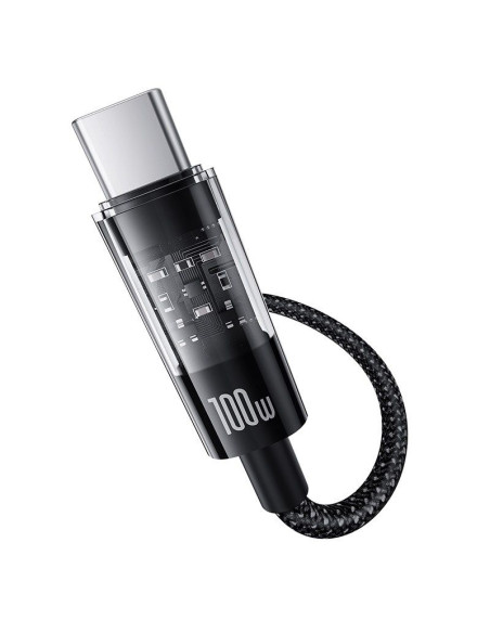 Kabel baseus gem usb-usb c 100w 1m (czarny)