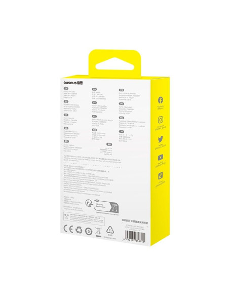 Kabel baseus gem usb-usb c 100w 1m (czarny)