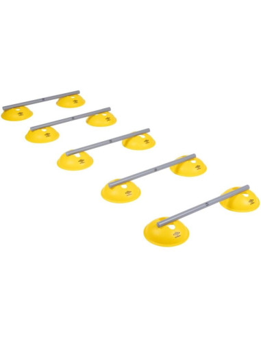 Płotki treningowe przeszkody do ćwiczeń 16szt dunlop