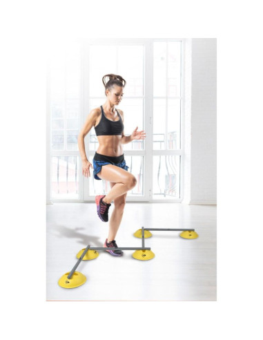 Płotki treningowe przeszkody do ćwiczeń 16szt dunlop