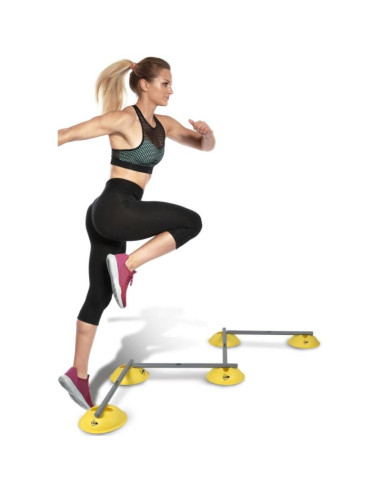 Płotki treningowe przeszkody do ćwiczeń 16szt dunlop