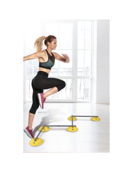 Płotki treningowe przeszkody do ćwiczeń 16szt dunlop