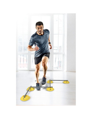 Płotki treningowe przeszkody do ćwiczeń 16szt dunlop