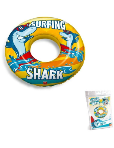 Koło do nauki pływania dla dziecka 50 cm surfing shark mondo