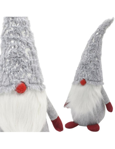 Skrzat gnom krasnal dekoracyjny szary 45cm