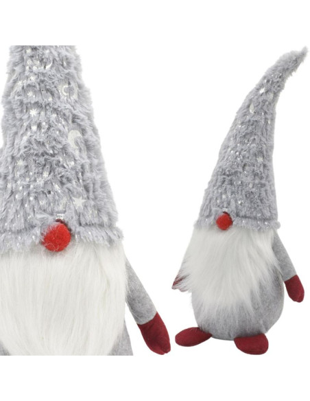Skrzat gnom krasnal dekoracyjny szary 45cm