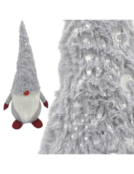 Skrzat gnom krasnal dekoracyjny szary 45cm