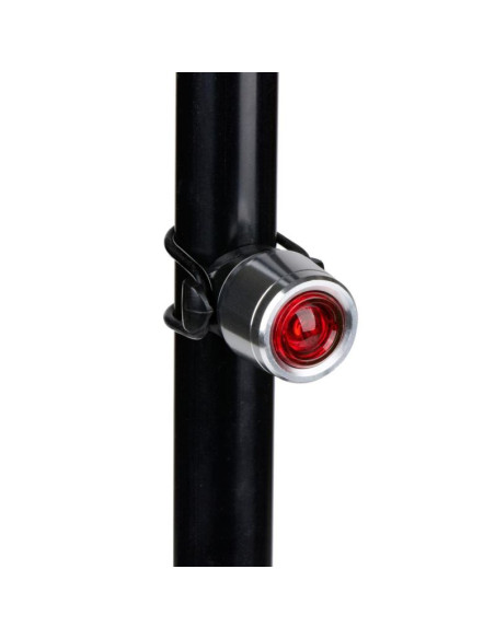 Lampka rowerowa na tył aluminiowa dunlop