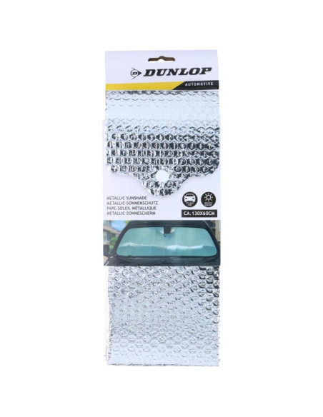 Przeciwsłoneczna osłona na szybę mocowana na lusterko składana 130x60cm dunlop