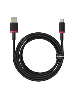 Kabel baseus dura usb-typ c 60w 2m (czerwono-czarny)