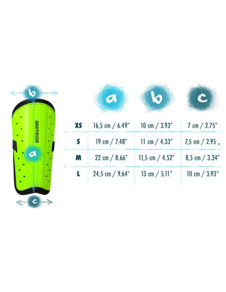 Nagolenniki piłkarskie meteor  m biały