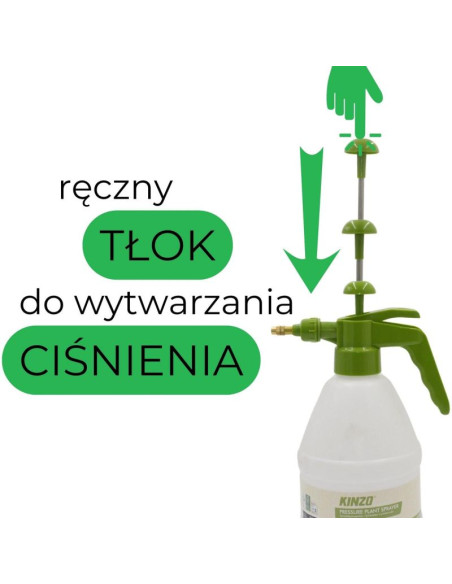 Spryskiwacz ciśnieniowy do roślin 2l kinzo - mix