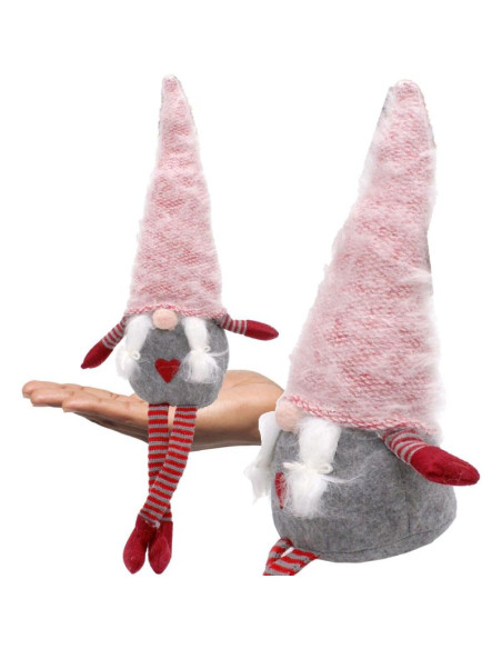 Pani skrzat z puchatą czapą 45+36cm