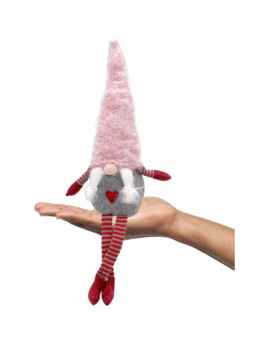 Pani skrzat z puchatą czapą 45+36cm