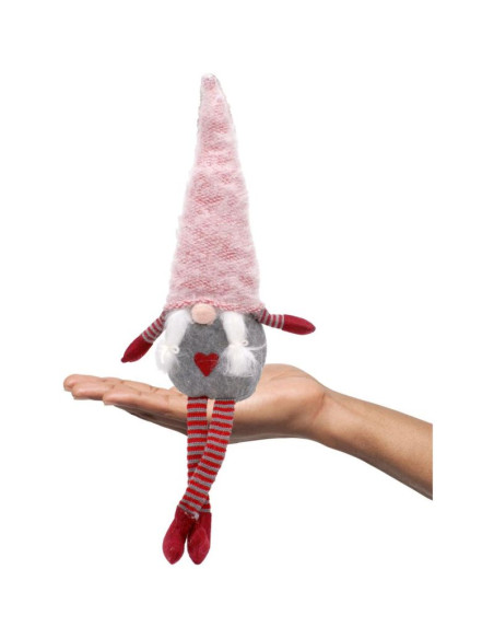 Pani skrzat z puchatą czapą 45+36cm