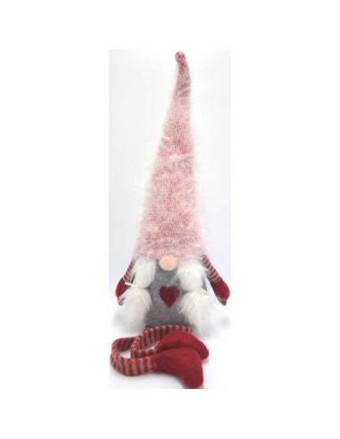 Pani skrzat z puchatą czapą 45+36cm