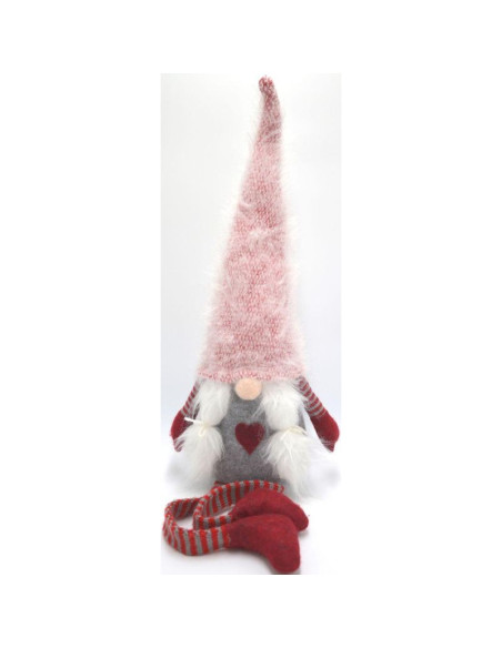 Pani skrzat z puchatą czapą 45+36cm