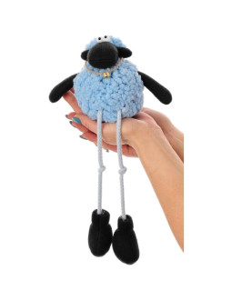 Baranek siedzący niebieski 10+25cm dekoracja wiosenna 2