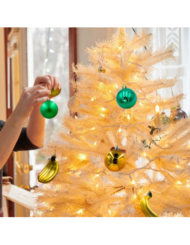 Bombka dekoracyjna plastikowa bezpieczna 7szt banany mica