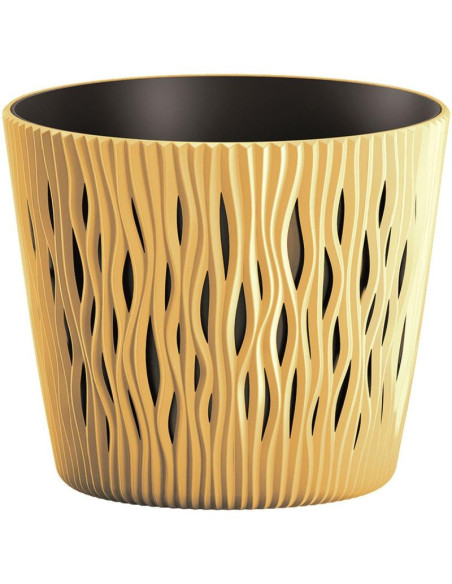 Doniczka sandy round śr 22cm mocca