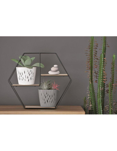 Doniczka sandy round śr 22cm antracyt