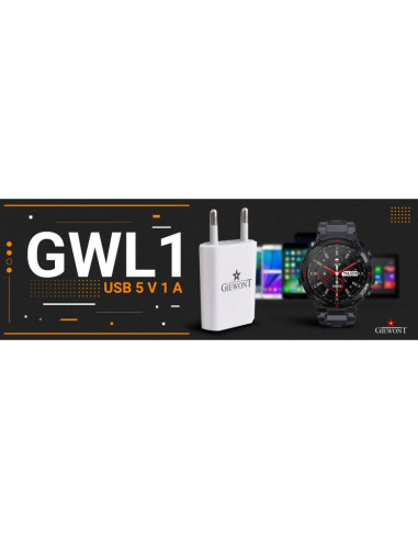 Ładowarka do smartwatch giewont power on usb 5v 1a gwl1 uniwersalna