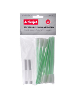 Activejet aoc-303 patyczki do czyszczenia klawiatur bawełniane, 12 sztuk w opakowaniu. 2