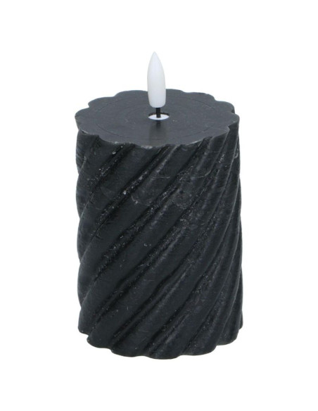 Świeca dekoracyjna 75x100mm led wosk black