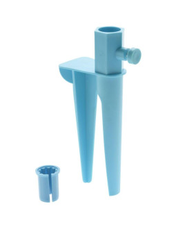 Wbijana baza do parasola 28cm niebieska 2